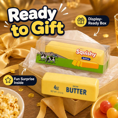 Crunchy Butter Cube Squishy 🧈✨
